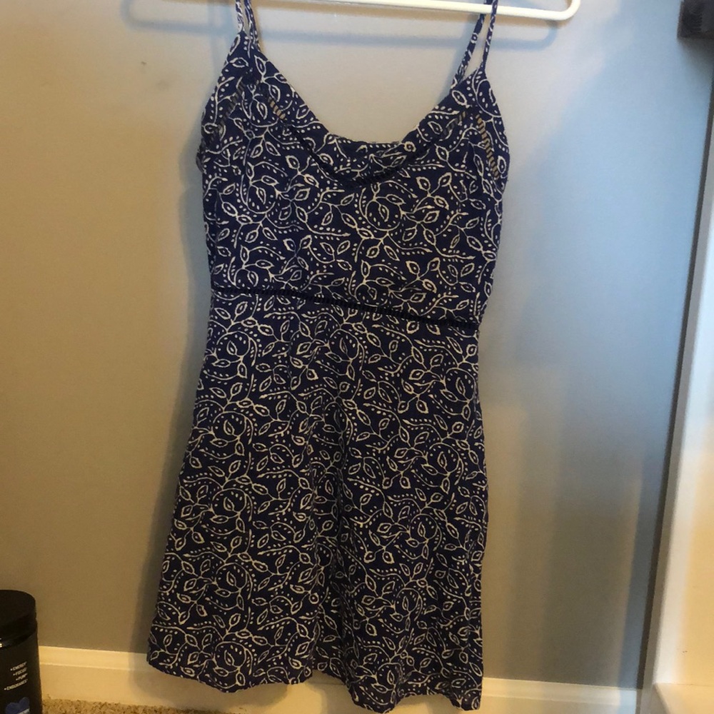 Navy mini dress